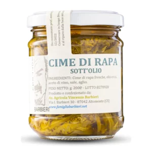 Cime di rapa in olio Evo, 200g