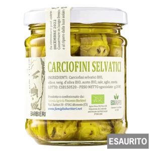 Artichauts sauvages bio à l'huile d'olive extra vierge bio, 200g