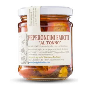 Peperoncino farcito al tonno in olio Evo, 200g