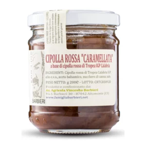 Cipolla rossa di Tropea IGP caramellata, 200g