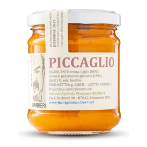 Piccaglio, crema spalmabile di aglio e peperoncino, 200g