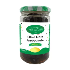 Olive Nere Arraganate, 250g