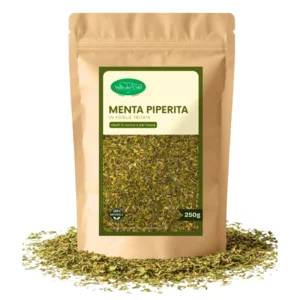 250 g de feuilles de menthe poivrée hachées