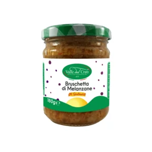 Crema spalmabile di melanzane per bruschetta, 180g