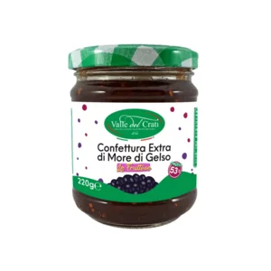 Confettura extra di more di gelso, 220g