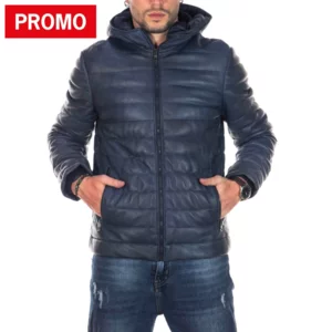 Rio, piumino uomo  in vera pelle