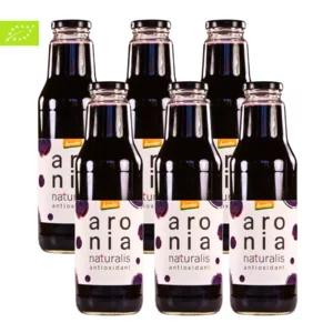 Wellness-Programm: Biodynamischer Saft von Aronia melanocarpa, 6 Flaschen à 700 ml