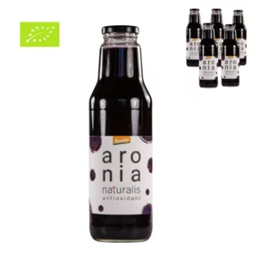 Percorso benessere: Succo BIO di aronia melanocarpa, 6 bottiglie da 700ml