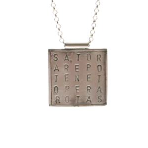 Collana in argento Quadrato di Sator