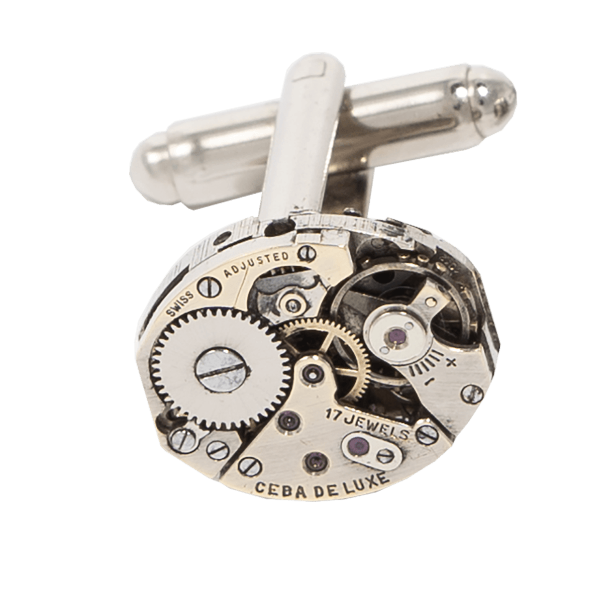 Gemelli realizzati con meccanismi di orologi d'epoca prezzi bassi