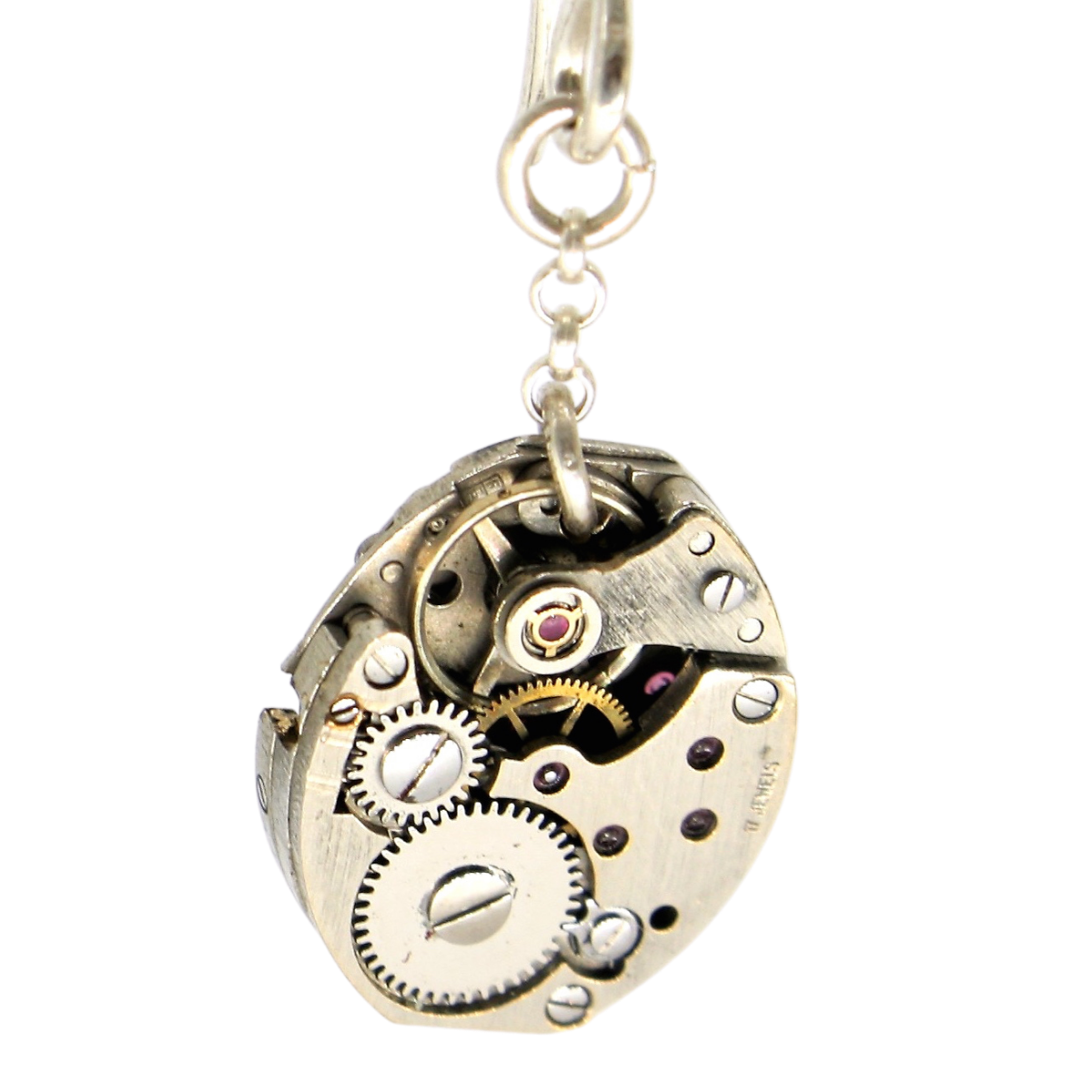 Orecchini pendenti a forma di ingranaggi a forma di orologio