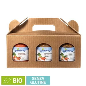 Brodo vegetale biologico Alpenpur, Confezione regalo, 3x220g