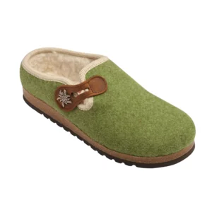 Pantofole tirolesi verdi, modello Gröden