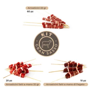Assortiment d'arrosticini Gran Sasso, 90pcs