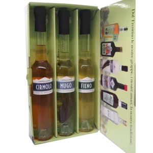 Confezione grappe aromatizzate: pino, cirmolo, e fieno, 3x200ml