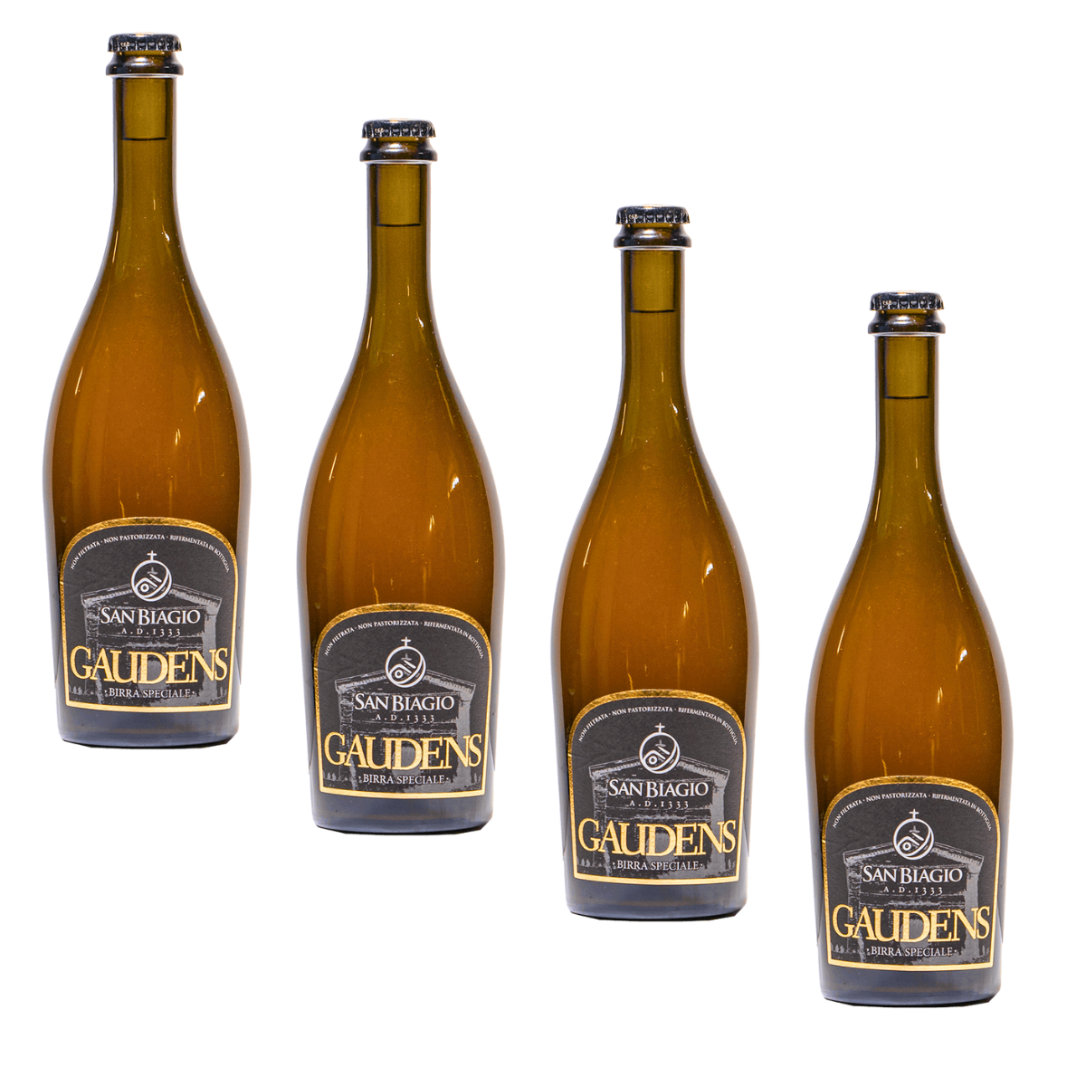 Gaudens, birra bionda, 4x750ml