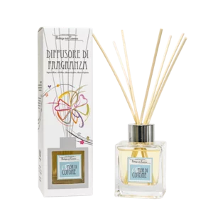 Diffusore di fragranza con bastoncini al fior di cotone, 100ml