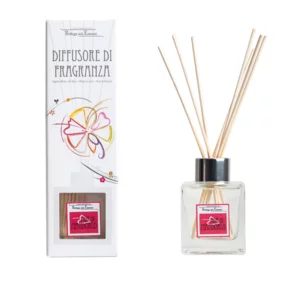 Diffuseur de parfum aux bâtonnets de fleurs d'amandier, 100ml