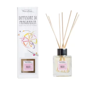 Diffuseur de parfum avec bâtons de rose, 100ml