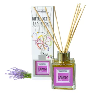 Diffusore di fragranza con bastoncini alla Lavanda, 100ml