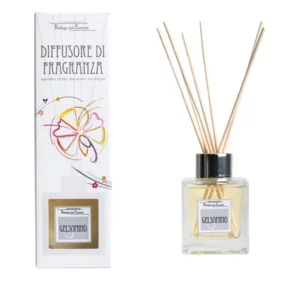 Diffusore di fragranza con bastoncini al Gelsomino, 100ml