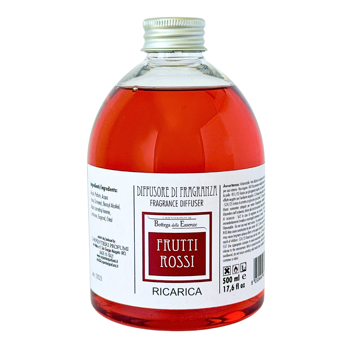 Ricarica diffusore di fragranza ai frutti rossi, 500ml