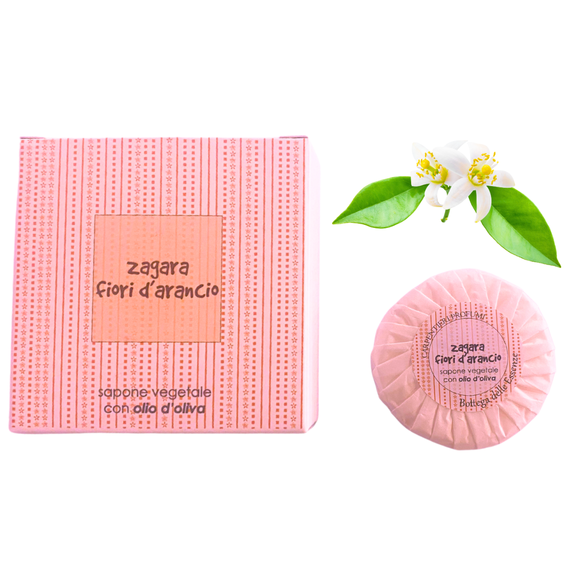 Sapone zagara e fior d'arancio, 80g