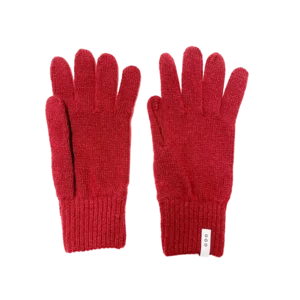 Guanti donna in cashmere rigenerato tinta unita, colori a scelta