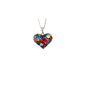 Collana Girocollo Pendente Cuore Medio