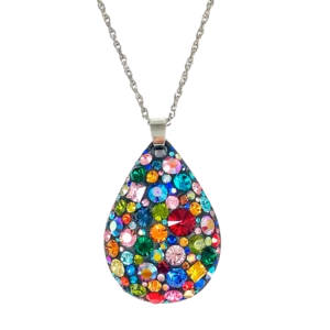 Collana Girocollo Pendente Goccia Grande