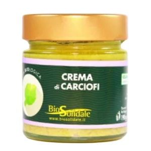 Crema di carciofi bio in olio extravergine di oliva bio, 190g