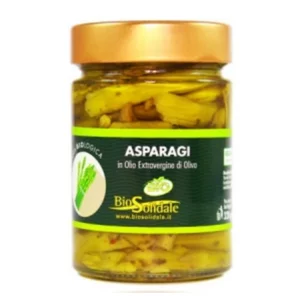 Asparagi bio in olio extravergine di oliva bio, 300g