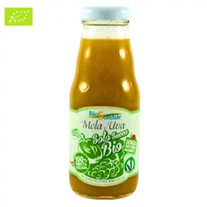 Nur Bio-Apfel- und Traubensaft ohne Zuckerzusatz, 200ml