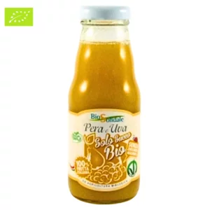 Nur Bio Birnen- und Traubensaft ohne Zuckerzusatz, 200ml
