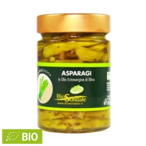 Asperges bio à l'huile d'olive extra vierge bio, 300g
