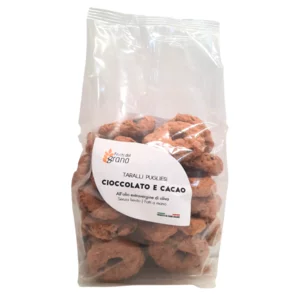 Taralli des Pouilles cacao et chocolat, 250g