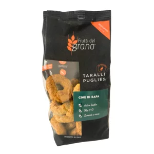 Taralli pugliesi alle cime di rapa, 250g