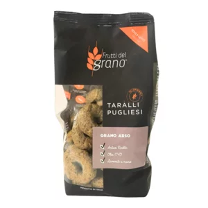 Taralli pugliesi al grano arso, 250g