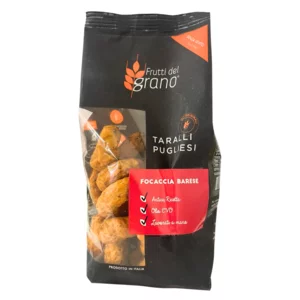 Taralli pugliesi alla focaccia barese, 250g