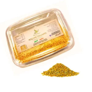 Polline di fiori toscano, fresco, confezionato in atmosfera protettiva, vaschetta 200g 