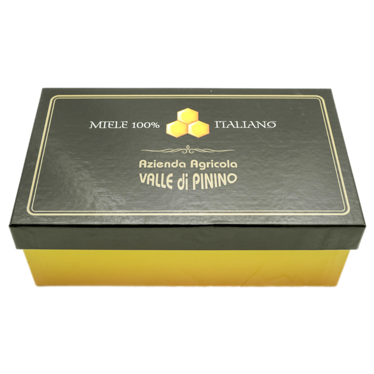 Confezione 3 vasetti da 250g miele toscano con giramiele in legno, 3x250g