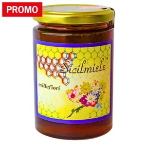 Miele di millefiori di Sicilia con aroma intenso, 500g