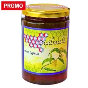 Miele di eucalipto di Sicilia  unifloreale con aroma intenso, 500g