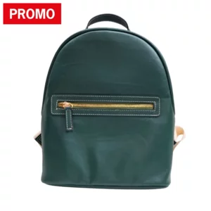 Zaino in vera pelle, verde