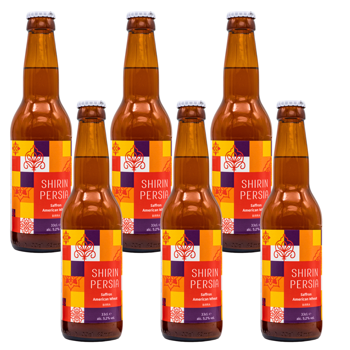 Shirin: birra con zafferano, 6x33cl