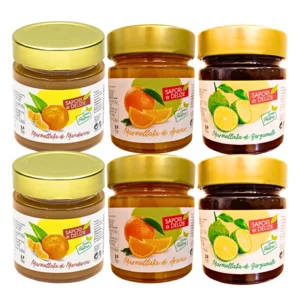 Marmeladen aus Mandarinen, Bergamotte, Orangen, 6x270g, Vitamin C