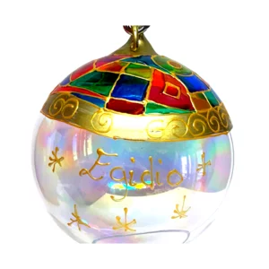 Boule de Noël en verre personnalisable, Klimt