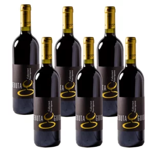 Vino Cabernet Sauvignon, confezione da 6x750ml