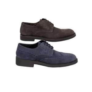 Scarpa inglesina in camoscio