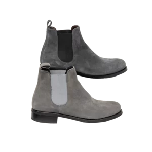 Damenstiefel aus Wildleder, Beatles